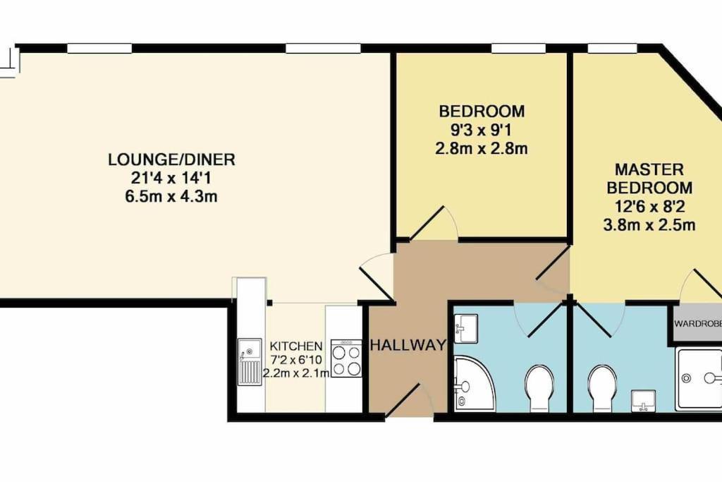 The Pad By The Beach Penthouse Apartment With Sunset And City Views 伯恩茅斯 外观 照片