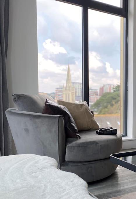 The Pad By The Beach Penthouse Apartment With Sunset And City Views 伯恩茅斯 外观 照片